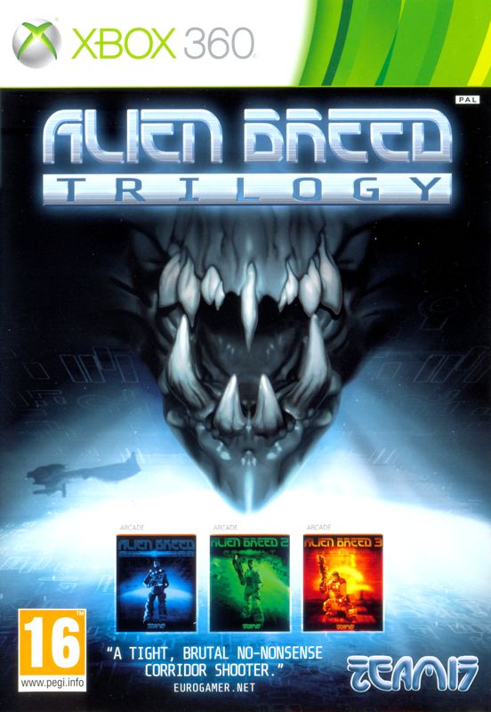 Alien Breed Trilogy box art for Xbox 360